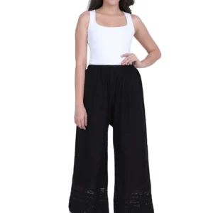 Half Chicken Rayon Palazzo For Women's & Girls